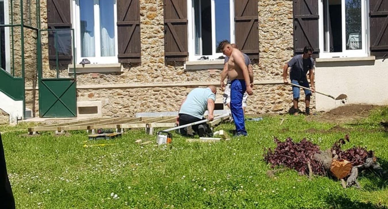 Création de terrasse de jardin