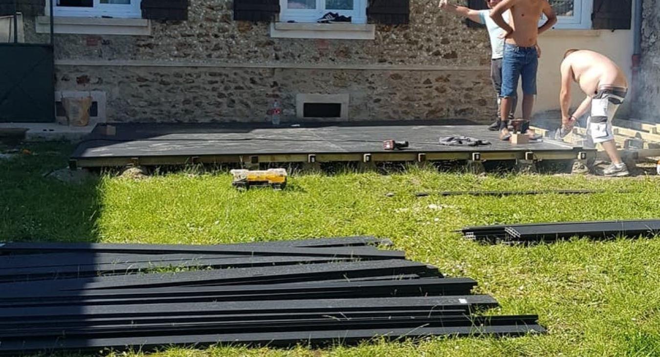 Création de terrasse de jardin