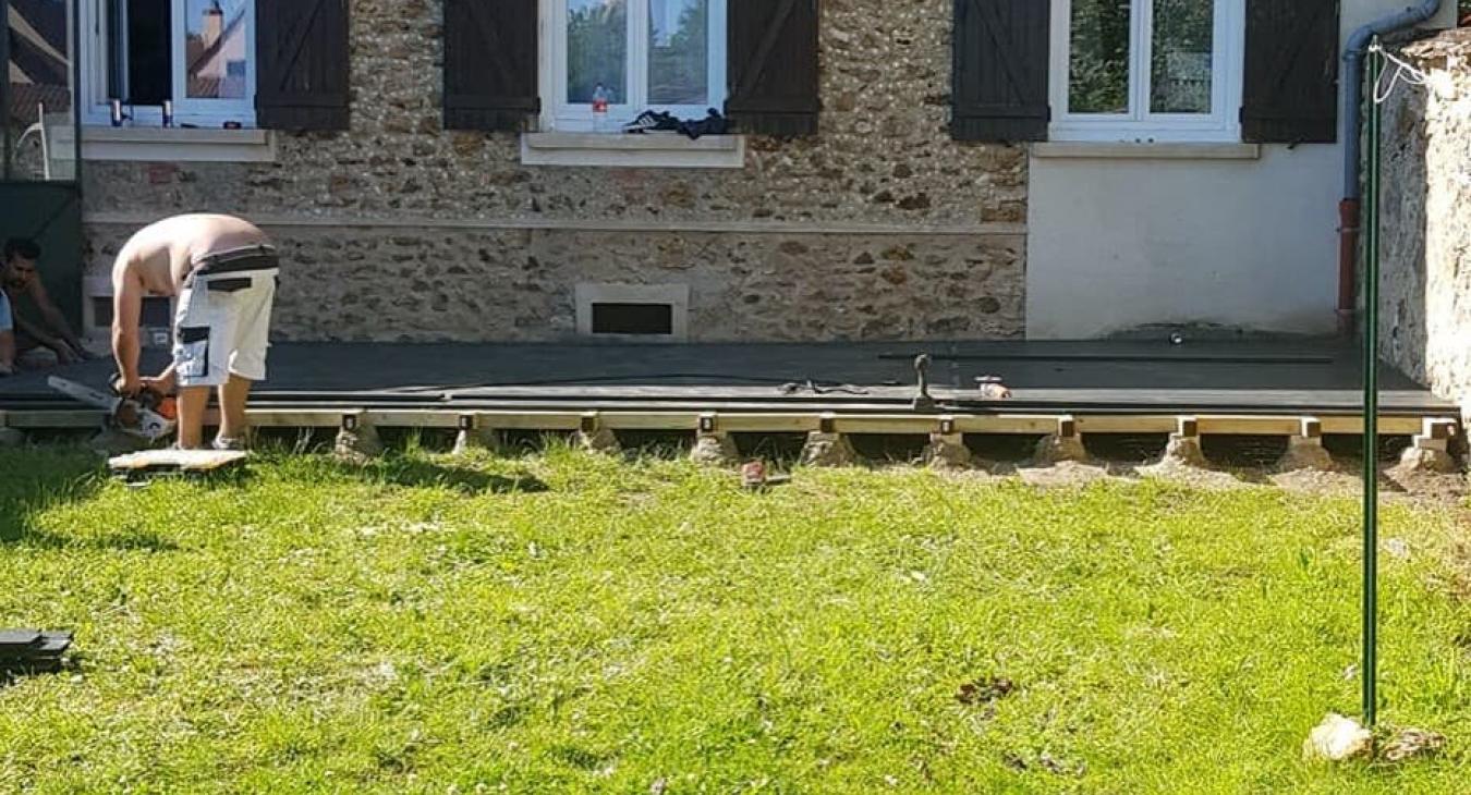 Création de terrasse de jardin